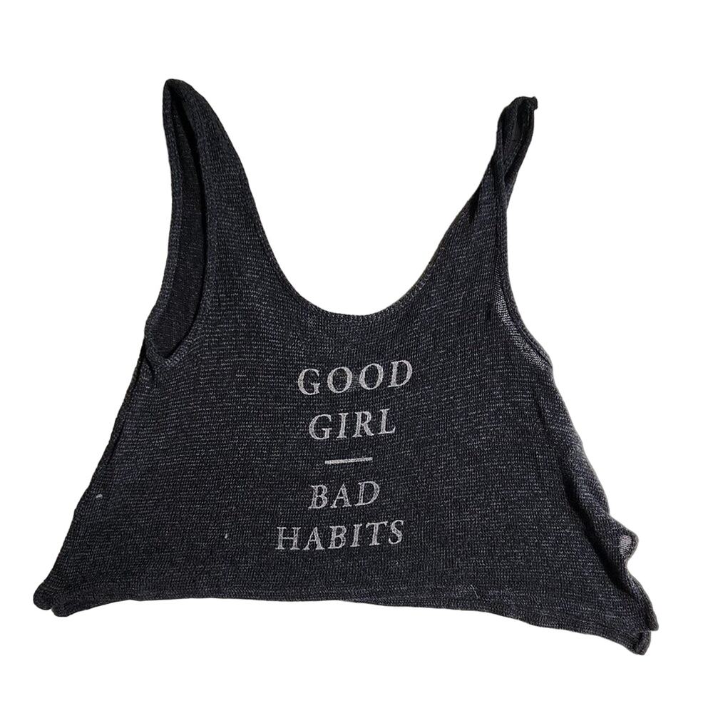 Abercrombie Women's Crop Flowy Snit Tank Medium